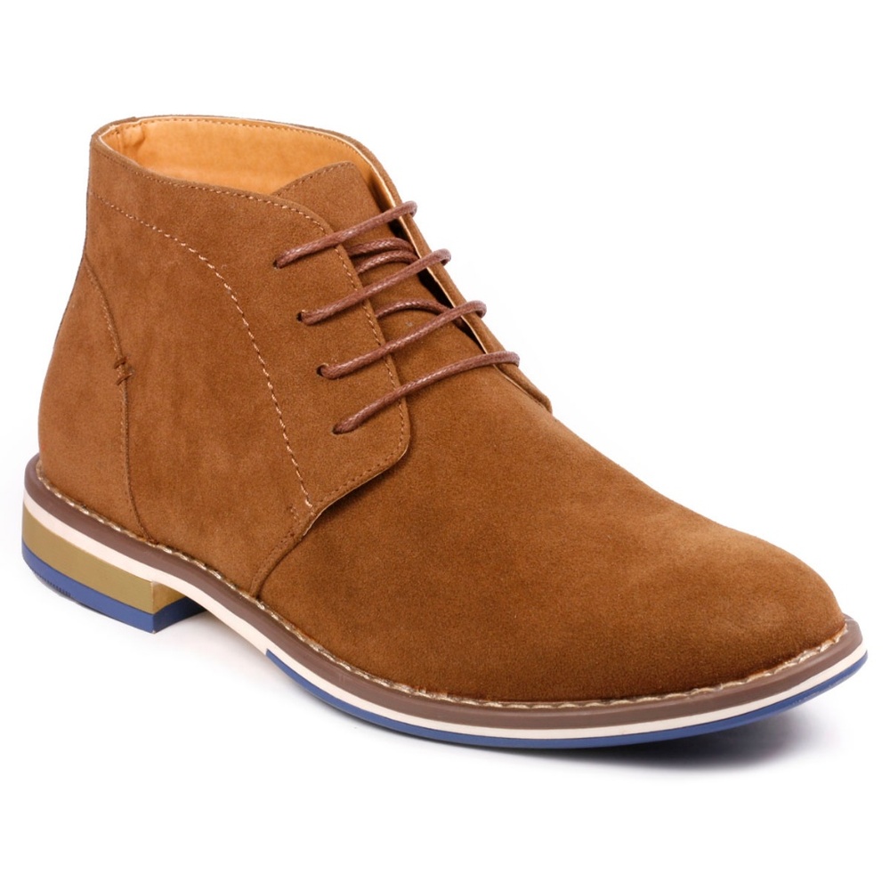 Metrocharm MC131 Brown Lace Up Oxford Dress Boot